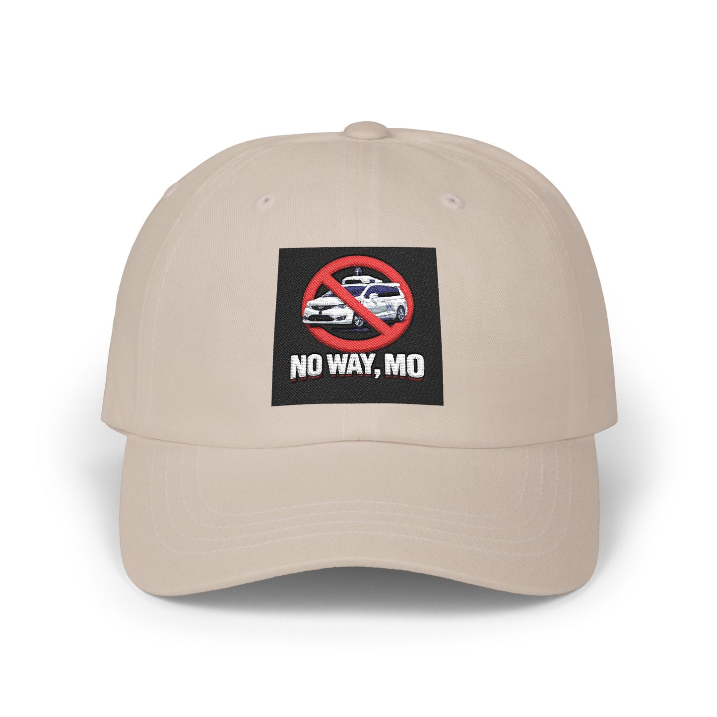 No Way, Mo Dad Cap — Embroidered Anti-Police Cruiser Dad Hat