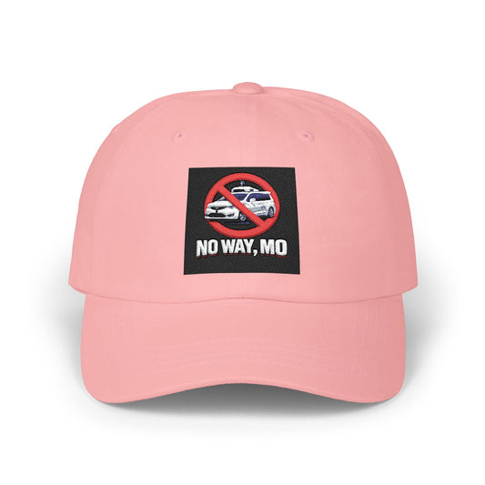 No Way, Mo Dad Cap — Embroidered Anti-Police Cruiser Dad Hat